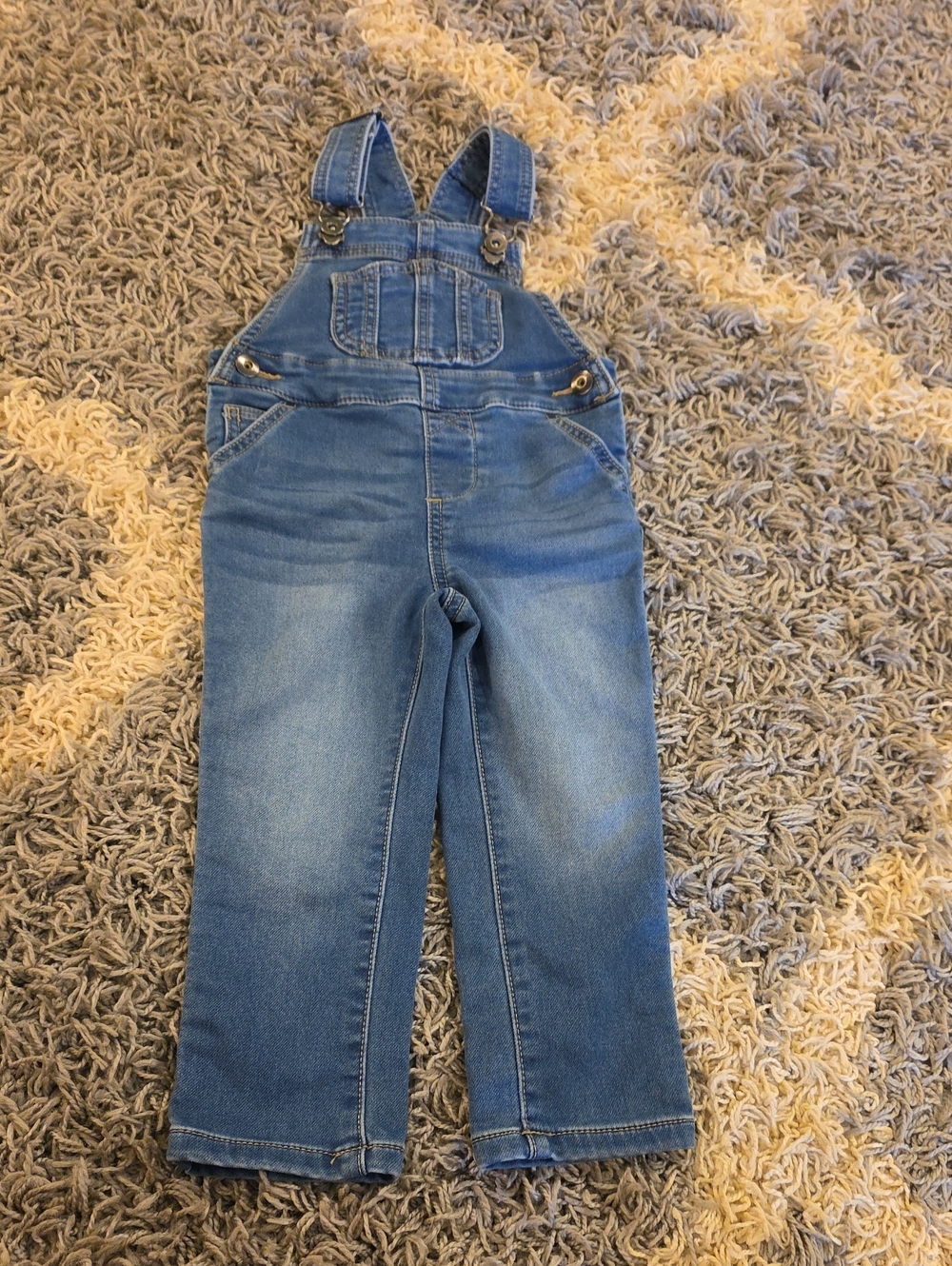 wonder nation Blue Denim Overalls One-Piece